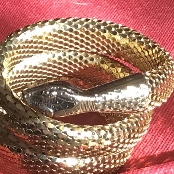 Whiting and Davis Mesh Snake Bracelet - Picture 1 of 7